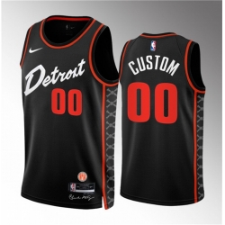 Men Women youth Detroit Pistons Active Player Custom Black 2023 24 City Edition Stitched Basketball Jersey