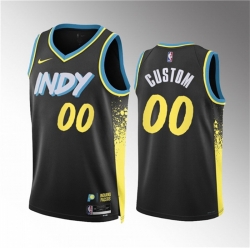 Men Women youth Indiana Pacers Active Player Custom Black 2023 24 City Edition Stitched Basketball Jersey