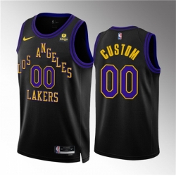 Men Women youth Los Angeles Lakers Active Player Custom Black 2023 24 City Edition Stitched Basketball Jersey