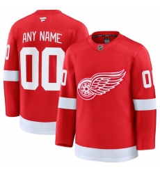 Men Women Youth Detroit Red Wings Fanatics Red Home Premium Custom Jersey