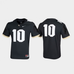 Men Ucf Knights 10 Anthracite Untouchable Game Jersey