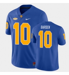 Men Pitt Panthers Jaylon Barden College Football Royal Game Jersey