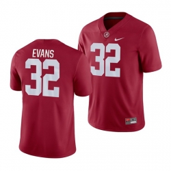 Alabama Crimson Tide Rashaan Evans Men's Crimson Game Nike Jersey