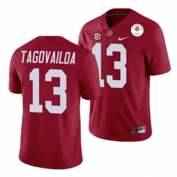 Alabama Crimson Tide Tua Tagovailoa Crimson 2021 Rose Bowl College Football Jersey