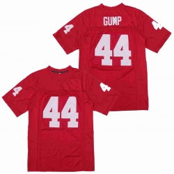 Men Forrest Gump 44 Movie Jersey red