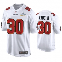 Ke'Shawn Vaughn Buccaneers White Super Bowl Lv Game Fashion Jersey