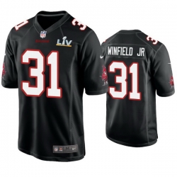 Men Antoine Winfield Jr. Buccaneers Black Super Bowl Lv Game Fashion Jersey