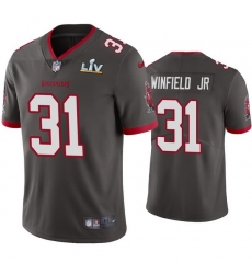 Men Antoine Winfield Jr. Buccaneers Pewter Super Bowl Lv Vapor Limited Jersey