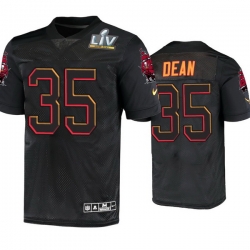 Men Jamel Dean Tampa Bay Buccaneers Black Super Bowl Lv Jersey