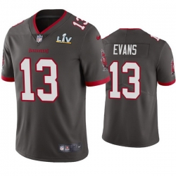 Men Mike Evans Buccaneers Pewter Super Bowl Lv Vapor Limited Jersey