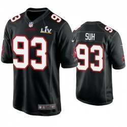 Men Ndamukong Suh Buccaneers Black Super Bowl Lv Game Fashion Jersey