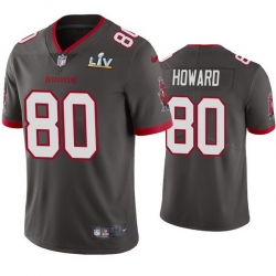 Men O.J. Howard Buccaneers Pewter Super Bowl Lv Vapor Limited Jersey