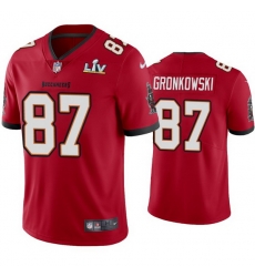 Men Rob Gronkowski Buccaneers Red Super Bowl Lv Vapor Limited Jersey