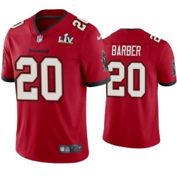 Men Ronde Barber Buccaneers Red Super Bowl Lv Vapor Limited Jersey