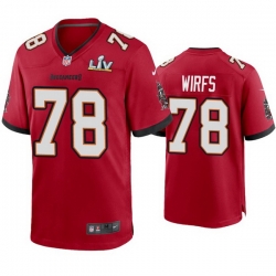 Men Tristan Wirfs Buccaneers Red Super Bowl Lv Game Jersey