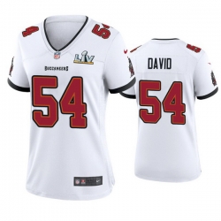 Women Lavonte David Buccaneers White Super Bowl Lv Game Jersey