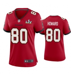 Women O.J. Howard Buccaneers Red Super Bowl Lv Game Jersey