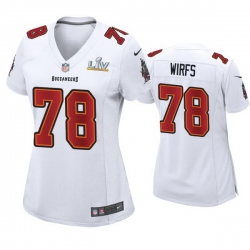 Women Tristan Wirfs Buccaneers White Super Bowl Lv Game Fashion Jersey