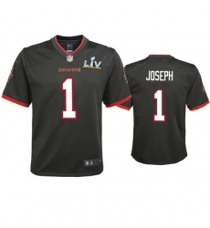 Youth Greg Joseph Buccaneers Pewter Super Bowl Lv Game Jersey