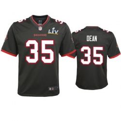 Youth Jamel Dean Buccaneers Pewter Super Bowl Lv Game Jersey