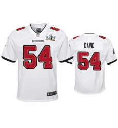 Youth Lavonte David Buccaneers White Super Bowl Lv Game Jersey