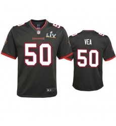 Youth Vita Vea Buccaneers Pewter Super Bowl Lv Game Jersey