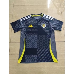 Scotland 2024 Soccer Jersey Home Black