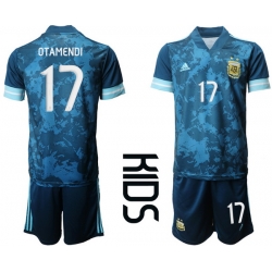 Kids Argentina Short Soccer Jerseys 017