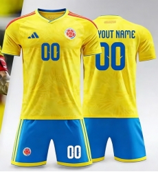 2026 FIFA World Cup Colombia Soccer Home Jersey Custome