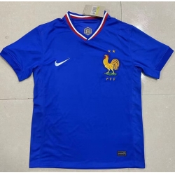 France Blue Home 2024 Soccer Jersey