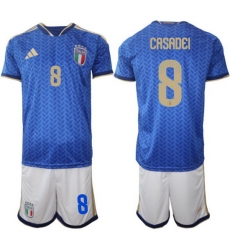 Italy Home Blue Soccer Jersey 0009 Italy Home Blue Soccer Jersey 0009