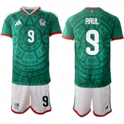Mexicoa 2026 FIFA World Cup Soccer Jersey Green #9 RAUL