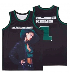 #1 ALICIA KEYS BASKETBALL JERSEY