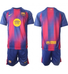 Men FC Barcelona 2026 Soccer Jerseys PinkBlue BLANK Men FC Barcelona 2026 Soccer Jerseys PinkBlue BLANK