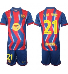 Men FC Barcelona 2026 Soccer Jerseys RedBlue #21 F.DE JONG (2) Men FC Barcelona 2026 Soccer Jerseys RedBlue #21 F.DE JONG (2)