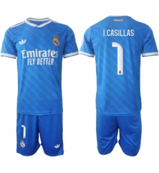 Men Real Madrid 2026 Soccer Jerseys Blue #1 I.CASILLAS Men Real Madrid 2026 Soccer Jerseys Blue #1 I.CASILLAS