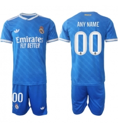Men Real Madrid 2026 Soccer Jerseys Blue CUSTOM Men Real Madrid 2026 Soccer Jerseys Blue CUSTOM