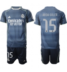 Men Real Madrid 2026 Soccer Jerseys DarkBlue #15 ARDA GULER Men Real Madrid 2026 Soccer Jerseys DarkBlue #15 ARDA GULER