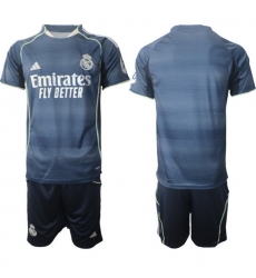 Men Real Madrid 2026 Soccer Jerseys DarkBlue BLANK Men Real Madrid 2026 Soccer Jerseys DarkBlue BLANK