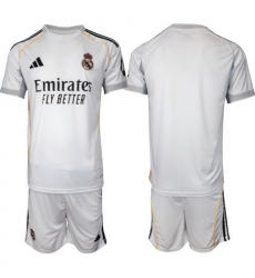 Men Real Madrid 2026 Soccer Jerseys White BLANK Men Real Madrid 2026 Soccer Jerseys White BLANK