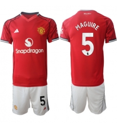 Men Manchester United 2026 Soccer Jerseys Red #5 MAGUIRE Men Manchester United 2026 Soccer Jerseys Red #5 MAGUIRE
