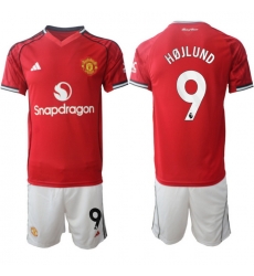 Men Manchester United 2026 Soccer Jerseys Red #9 HOJLUND Men Manchester United 2026 Soccer Jerseys Red #9 HOJLUND