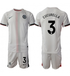 Men Chelsea 2026 Soccer Jerseys White #3 CUCURELLA Men Chelsea 2026 Soccer Jerseys White #3 CUCURELLA