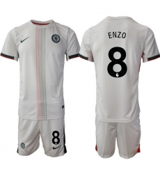 Men Chelsea 2026 Soccer Jerseys White #8 ENZO Men Chelsea 2026 Soccer Jerseys White #8 ENZO