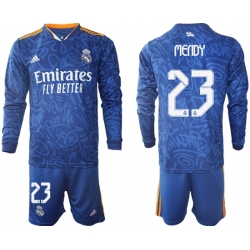 Men Real Madrid Long Sleeve Soccer Jerseys 524