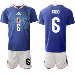 Japan 2026 FIFA World Cup Soccer Jersey Blue #6 ENDO