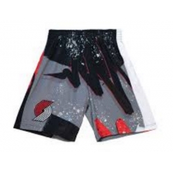NBA Shorts Portland Trail Blazers White Gray