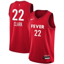 Men Indiana Fever Caitlin Clark #22 Red Stitched Basketball WNBA Jersey