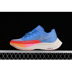 ZOOMX VAPORFLY NEXT 2 UNIVERSITY BLUE LIGHT CRIMSON ORANGE TRANCE LIGHT BROWN