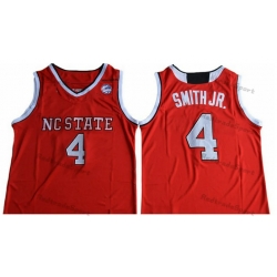 North Carolina State #4 Dennis Smith Jr. Red jersey